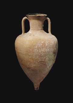 A Greek pottery transport amphora