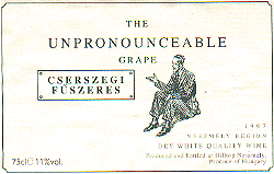 The Unprounceable Grape