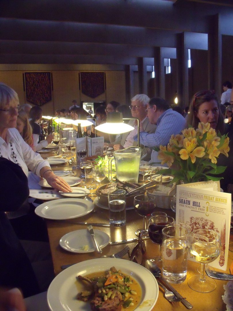 Meal Times at the 2011 Oxford Food Symposium