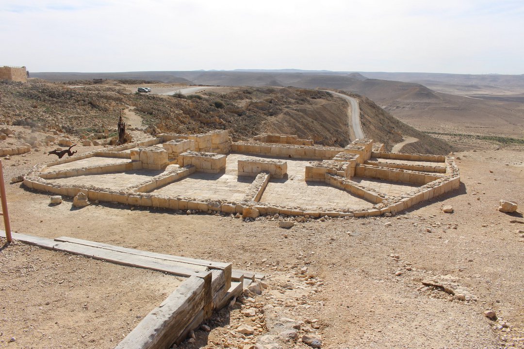 Remains of city wine press, Avdat,Negev